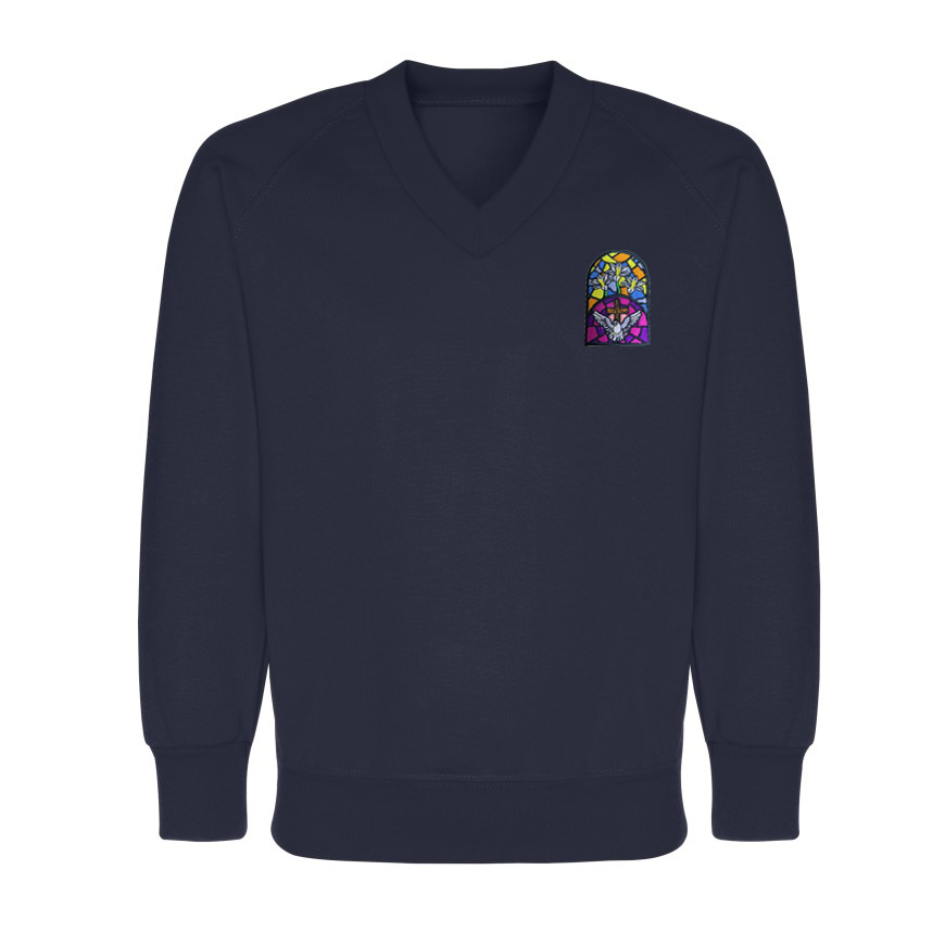 jos navy v neck
